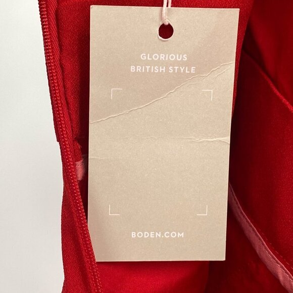 Boden Hexam Red Jumpsuit NWT Women's Size 2 - Picture 7 of 13